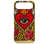 Dés en Forme de cœur ailé Flamboyant pour Tatouage, Art esthétique Coque pour iPhone Air
