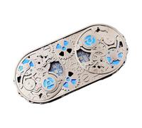 Dés en métal, écrous pivotants pour jeux en - Set fantastique avec gravures mystérieuses, outil polyvalent pour divertissement à domicile, bar et voyage