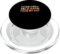 des Enfants pathologistes Qui me rétorquent Make My Day Speech Language PopSockets PopGrip pour MagSafe