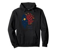 des étoiles dans Mes Yeux, des Rayures sur Mon Esprit Sweat à Capuche, Unisexe pour Adultes, Noir, M
