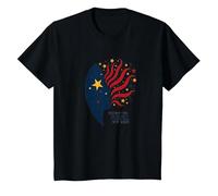 des étoiles dans Mes Yeux, des Rayures sur Mon Esprit T-Shirt, Enfant, Noir, 3 Ans