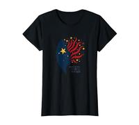 des étoiles dans Mes Yeux, des Rayures sur Mon Esprit T-Shirt, Femme, Noir, XS