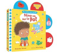 Des étoiles pour grandir - nino va sur le pot - livre animé à tirettes pour apprendre la propreté en douceur avec la fée souris - dès 12 mois