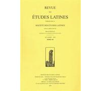 Des etudes latines,101 - Collectif - Revue Des Etudes Latine - broché - Revue
