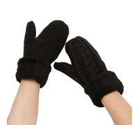 des Femmes Chaudes Et Confortables Gants Tricotés D'équipement 'activité Sportive 'Hiver pour Les Amateurs Extérieurs Fleep Doublure Mitaines Gants Bordés De Laine