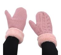 des Femmes Chaudes Et Confortables Gants Tricotés D'équipement 'activité Sportive 'Hiver pour Les Amateurs Extérieurs Fleep Doublure Mitaines Gants Bordés De Laine