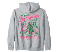 des fenêtres aux Murs, Je Parle de Deck Halls Christmas Sweat à Capuche