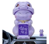 des figurines animales, ornement de voiture de chat chanceux, Fortune Cat Statue Solar Automatic Car Bubble Head Toy, Décoration de la maison, figurines mignonnes pour le tableau de bord de voiture, b