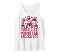 des Filles Aiment Monster Trucks Funny Coquette Truck Lover Débardeur