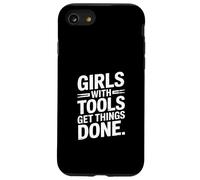 des Filles avec des Outils Font avancer Les Choses Coque pour iPhone SE (2020) / 7/8