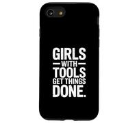 des Filles avec des Outils Font avancer Les Choses Coque pour iPhone SE (2020) / 7/8