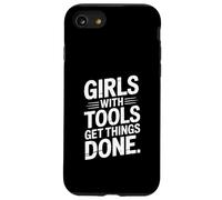 des Filles avec des Outils Font avancer Les Choses Coque pour iPhone SE (2020) / 7/8