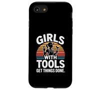 des Filles avec des Outils Font avancer Les Choses Coque pour iPhone SE (2020) / 7/8