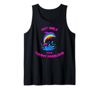 des Filles Chaudes et drôles Ont des problèmes de Ventre Dolphin des années 90 Débardeur