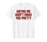 des Filles Cool et Coquines drôles des années 90 Qui me détestent ne Vous rendront Pas Jolie T-Shirt