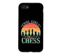 des Filles Cool Jouent à l'entraînement cérébral aux échecs Coque pour iPhone SE (2020) / 7/8