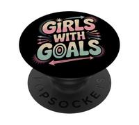 des Filles Qui Ont des objectifs Autonomisation des Femmes Égalité des Femmes PopSockets PopGrip Adhésif