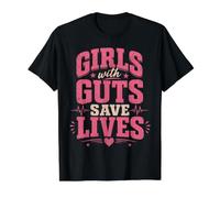 des Filles Qui Ont du Cran sauvent des Vies Emts T-Shirt Graphique avec Valeur
