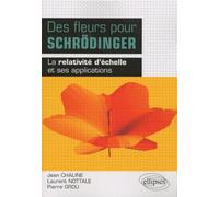 Des fleurs pour Schrödinger: La relativité d'échelle et ses applications