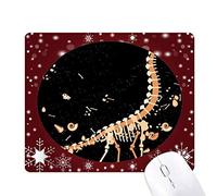 des fossiles de dinosaure grass énorme tapis de souris en hiver flocon de neige