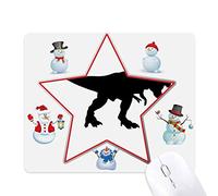 des fossiles de dinosaure noir meurt le bonhomme de neige étoile tapis de souris
