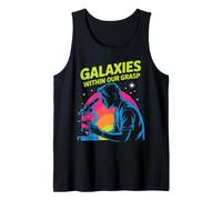 des Galaxies à Notre portée | Design Scientifique rétro Débardeur