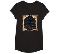 des garçons Pirates nés pour Piller Une Chasse au trésor aventureuse T-Shirt, Fille, Noir, S