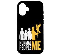 des Gens normaux Contre Moi Falconry Hawk Coque pour iPhone 16