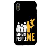 des Gens normaux Contre Moi Falconry Hawk Coque pour iPhone X/XS