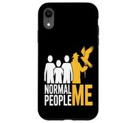 des Gens normaux Contre Moi Falconry Hawk Coque pour iPhone XR