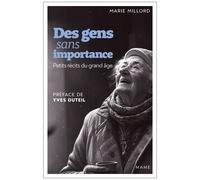 Des gens sans importance – Petits récits du grand âge – MAM-E