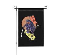 Des Gens Sur Des Skateboards Bannière Avec Œillets Drapeaux Double Face Drapeau De Cour Pour Événement Vacances Chambres 30X45cm