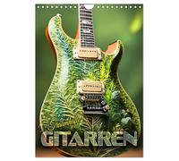Des guitares de rêve, Version française (Calendrier mural 2026 DIN A4 portrait), Calendrier CALVENDO mensuel