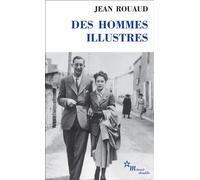 Des hommes illustres - Jean Rouaud - Minuit - Poche - Roman