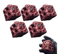 Dés Œil du Destin Faits Main, dés Œil du Destin Uniques avec Un Motif réaliste représentant la Pointe du dé, dés de Jeu Gothique Sombre pour Jeux de rôle et décoration d'halloween (#5 PCS)