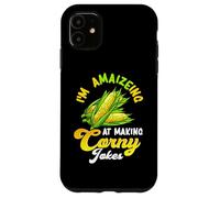 des Jeux de Mots Idiots sur Le maïs Que J'adore Faire des blagues banales Coque pour iPhone 11