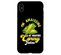 des Jeux de Mots Idiots sur Le maïs Que J'adore Faire des blagues banales Coque pour iPhone XS Max