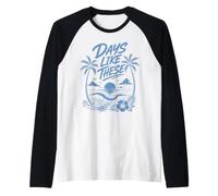 des Jours comme Ces Ambiance Tropicale Coucher de Soleil Palmier océan Plage Manche Raglan