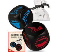 Dés Kama-Sutra Illustrés - Jeu Érotique pour Couples | Accessoire Sexy et Coquin pour Faire l'Amour | Jouet Sexuel Adulte Français - Cadeau Saint Valentin Fantaisies Erotixxx