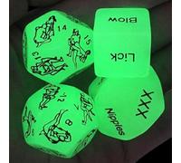 Dés Kamasutra Positions Ŝèxuelles Games Dices 4 Dés Jouets Noirs Multi-Fonctionnels Z8J2X5
