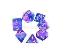 Dés Latéraux Transparents D4 D6 D8 D10 D12 D20 Pour Jeu De Société Dungeons & Dragon D & D Rpg Poly, 7 Pièces, Livraison Directe
