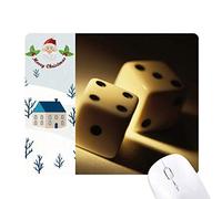 dés le jeu points photo cadeau de noël maison tapis de souris