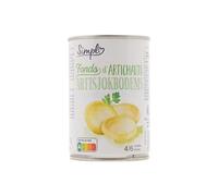 Des légumes prêts à assaisonner en un tour de main avec SIMPL Fonds d'artichauts 4 à 6 unités, conserve de 210g - Lot de 4