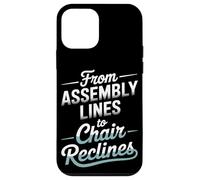 Des lignes de montage à la chaise inclinable la fête du travail Coque pour iPhone 12 mini