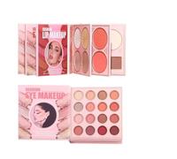 des livres de maquillage - 20x1,2 g 9x2,5 | Illuminant mat et blush shimmer pour contour des yeux avec formule lisse, maquillage polyvalent, compact et portable, palette de fard à paupières Cosméti