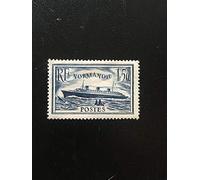 des Livres Express France 1935 Collection N 299, Authentique Timbre Neuf*. Gomme Non intacte, Trace de charnière. Paquebot Normandie