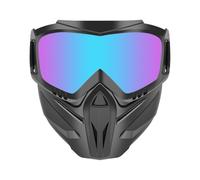 Des lunettes avec couverture de visage - lunette de protection de conduite, verres à vélo résistants aux UV | Gears de protection de la saleté portable Gogles de sécurité en VTT, bouclier de lunetes