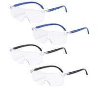 Des Lunettes De Lecture De Lecture En 4 Pièces, Une Vision Claire, Un Grossissement 3X Créatif Simple Et À La Mode, Universel Pour Hommes Et Femmes, Objectifs Intégrés.