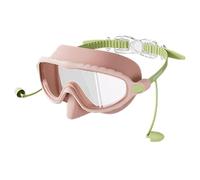 Des lunettes d'enfants avec une couverture de nez, des lunettes de natation en tout-bas ajustives anti-buas avec bouchons d'oreille, pas vue à large affiche à large clip sur le masque natat
