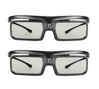des Lunettes D'obturation Active 3D Rechargeables pour Le Lien DLP 3D, Volet Actif 3D Lunes pour LTV 2500 3000 Pro 3500 Pro 3D Projecteurs, 3D Films Games RF 3D Lunettes pour